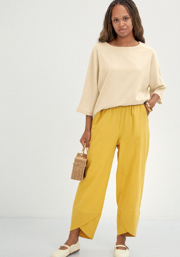 Брюки-тюльпан на резинке шир.  580, рис. 9