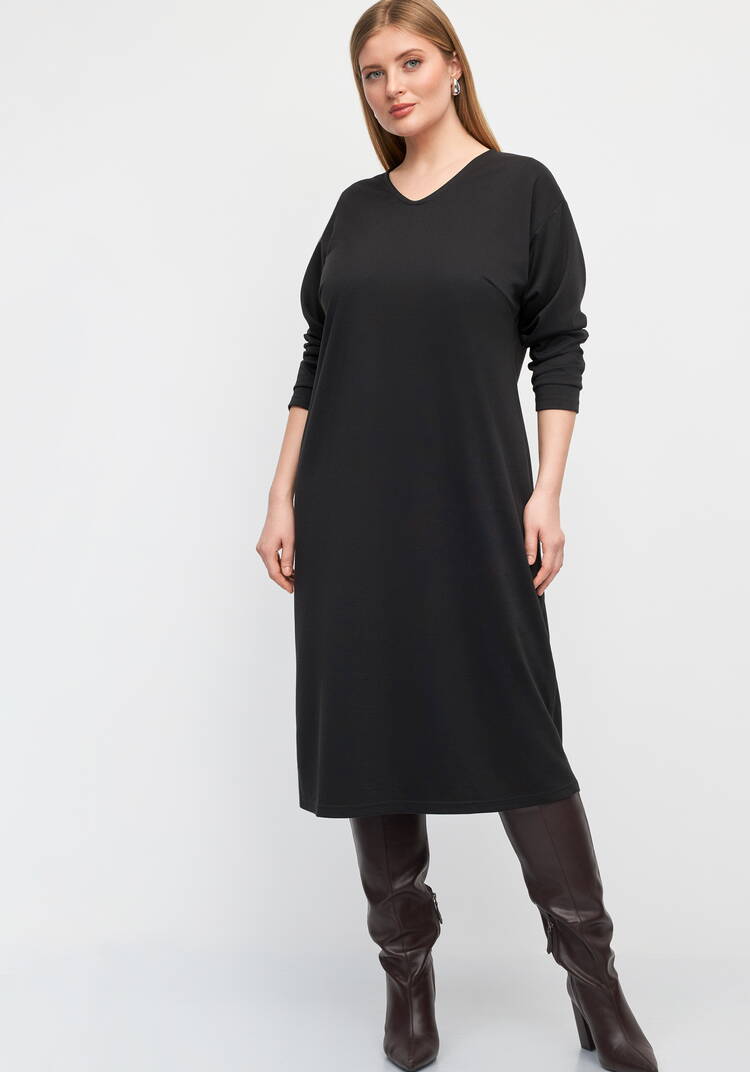 Платье прямого покроя с выточкой для груди шир.  750, рис. 1