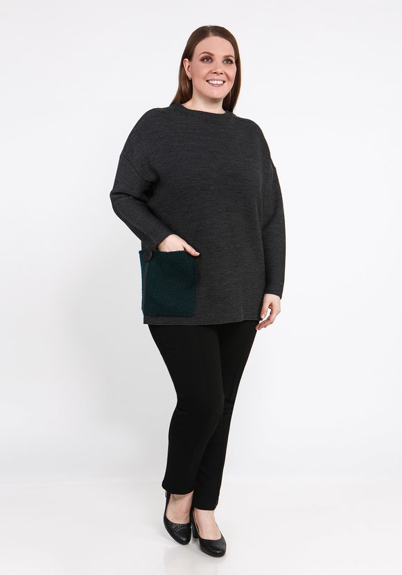 Джемпер Красивая история шир.  580, рис. 5