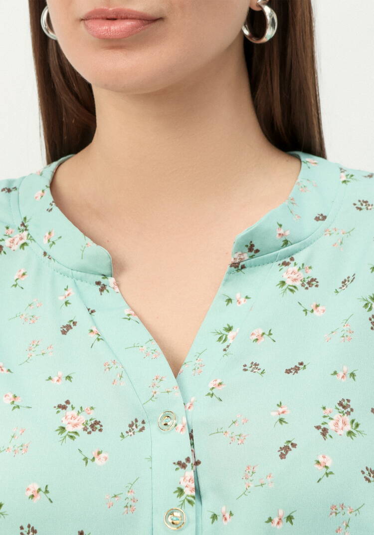 Блуза на пуговицах и разрезами по бокам шир.  750, рис. 14