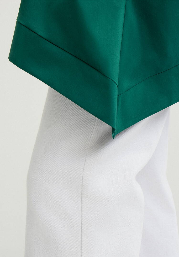 Рубашка с отложным воротом стойкой шир.  750, рис. 6