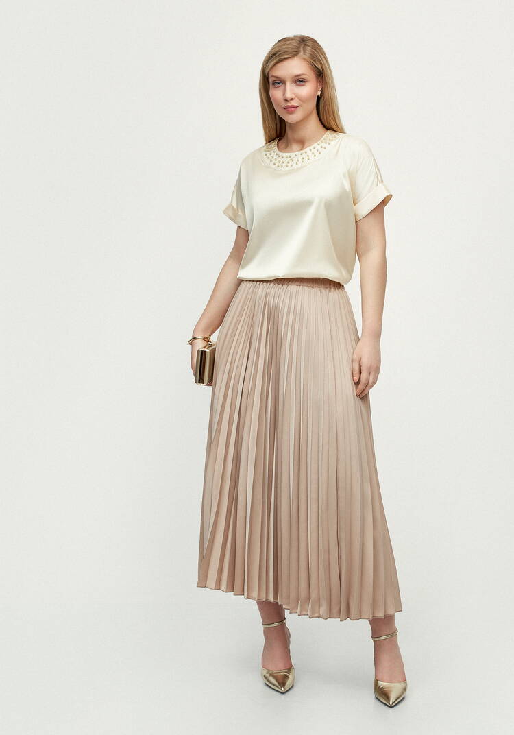 Юбка гофре длиной макси шир.  750, рис. 2