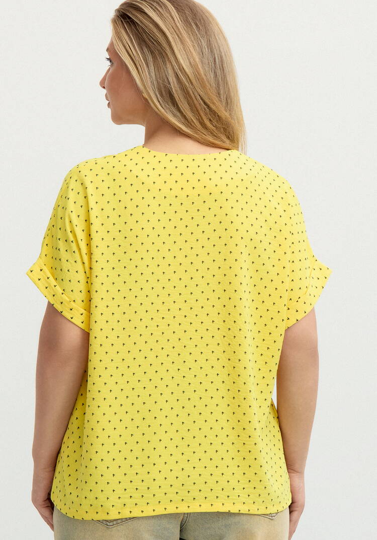 Блуза на кулиске по низу Мира шир.  750, рис. 11