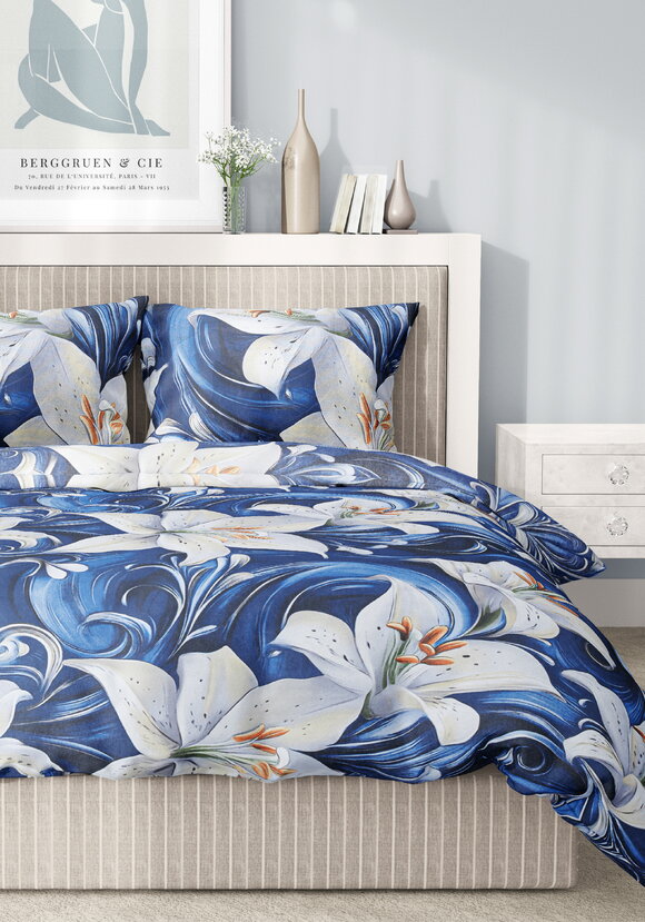 КПБ бязь Цветочная поэма шир.  580, рис. 3