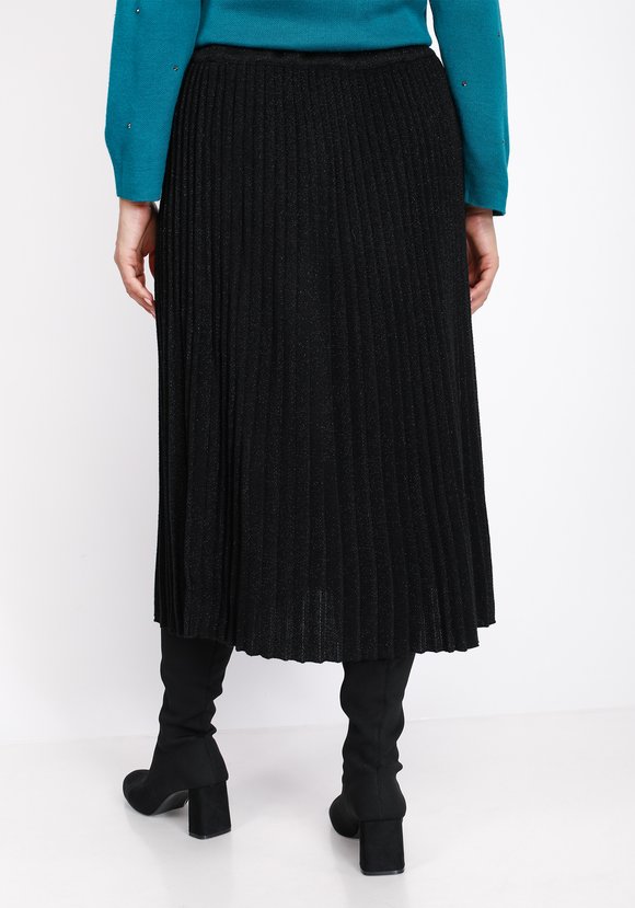 Юбка-плиссе с метанитью с поясом на резинке шир.  580, рис. 4