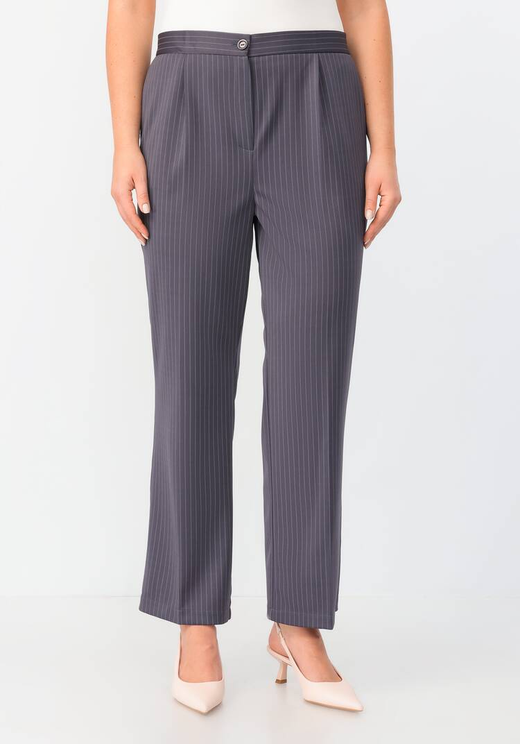 Брюки прямого кроя в полоску шир.  750, рис. 39