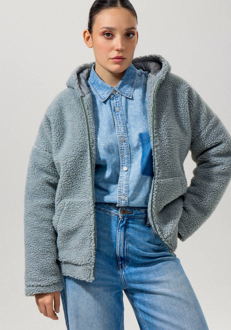 Толстовка тедди с капюшоном шир.  750, рис. 32