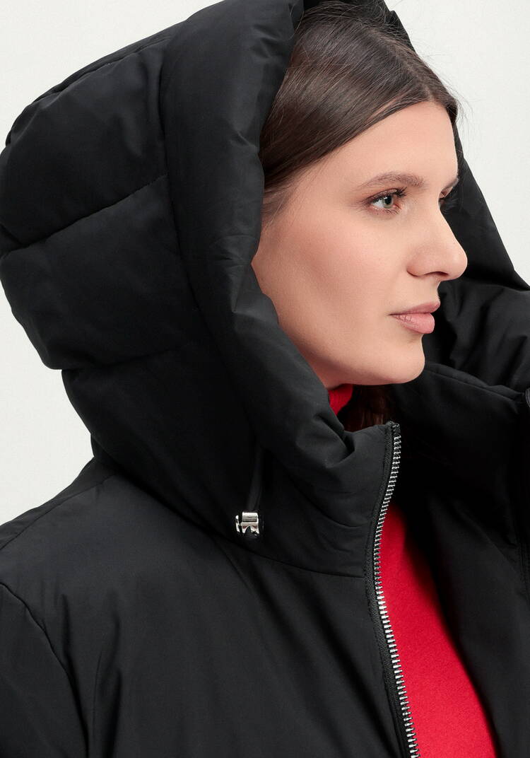 Пуховик с боковыми карманами на молнии шир.  750, рис. 5