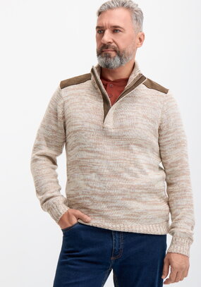 Свитер с воротником на молнии Тимур