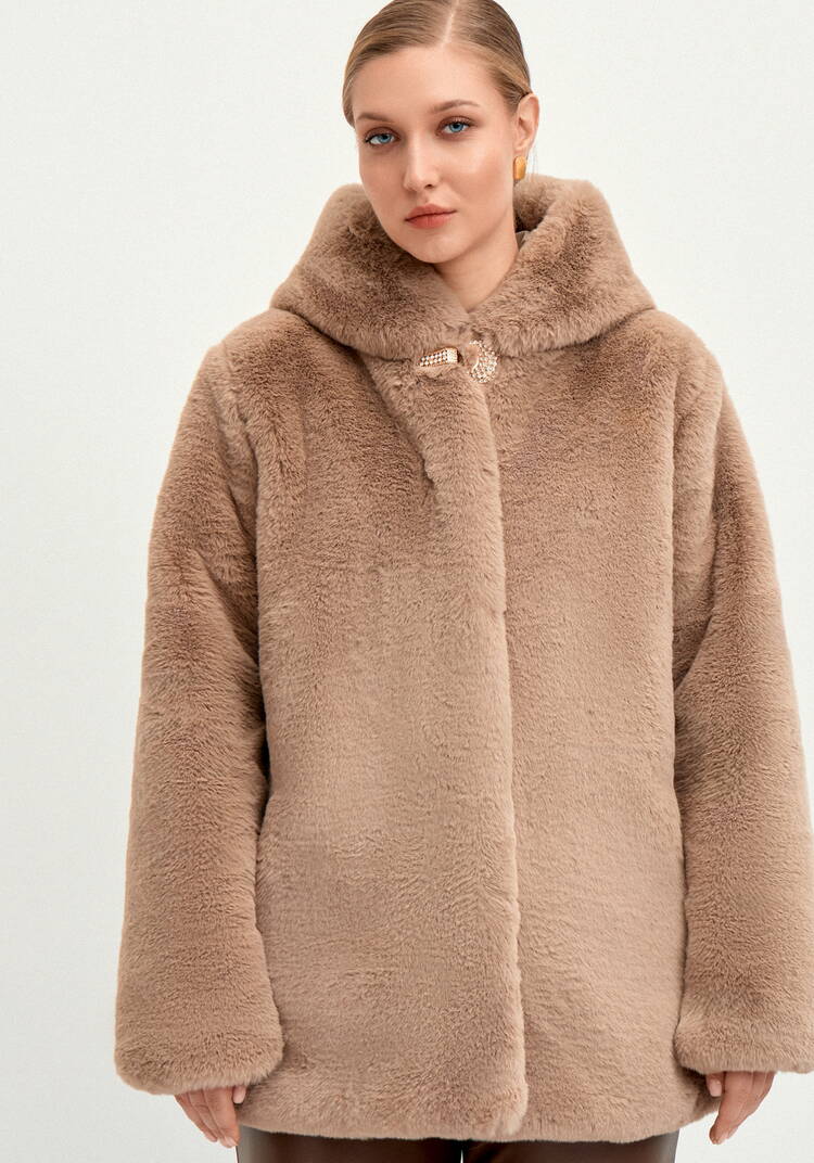 Шуба из эко меха Мишель шир.  750, рис. 22