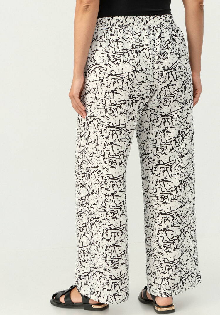 Брюки свободные с анималистичным принтом шир.  750, рис. 9