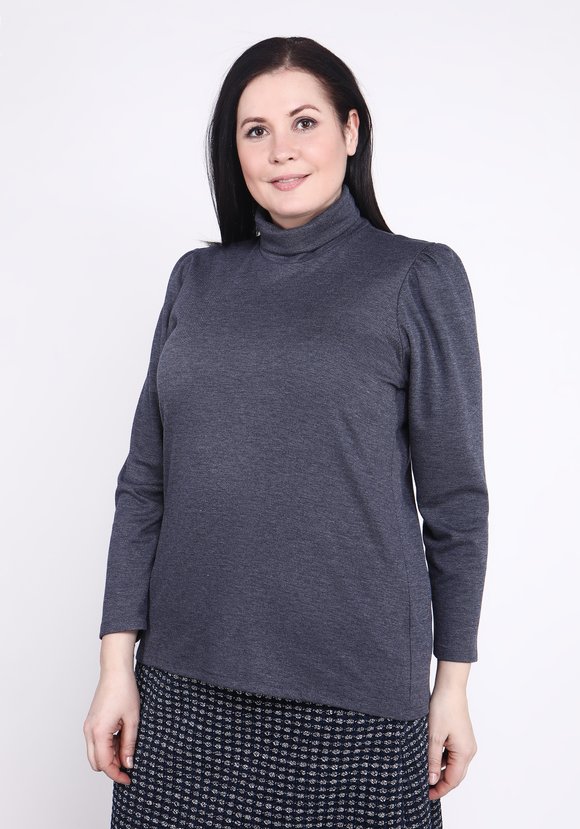 Водолазка базовая прямого кроя шир.  580, рис. 2