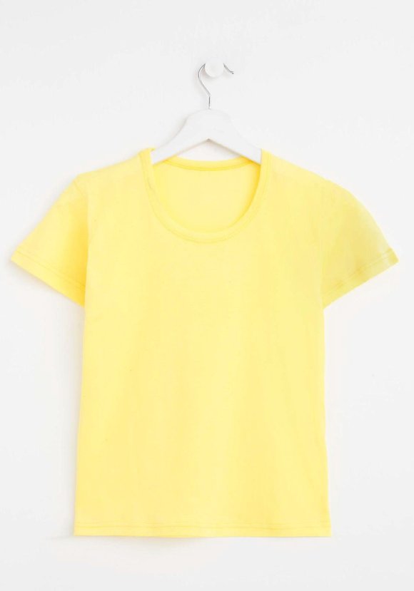 Футболка женская однотонная шир.  580, рис. 4