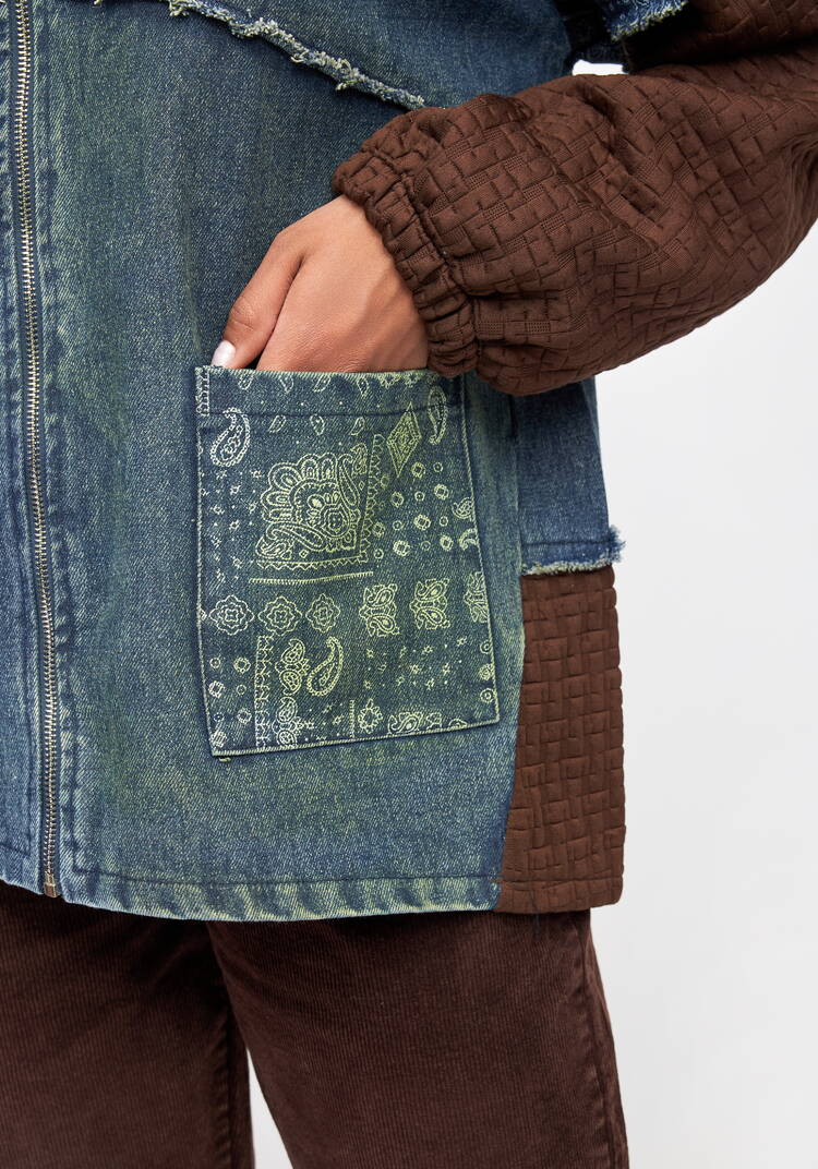 Джинсовая куртка Бархат сумерек шир.  750, рис. 7