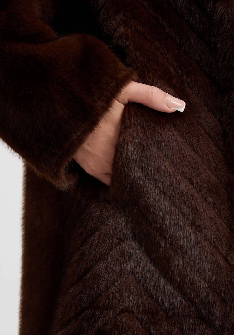 Шуба двухсторонняя Грейс шир.  750, рис. 16