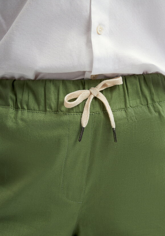 Брюки зауженные с контрастной отделкой шир.  580, рис. 14