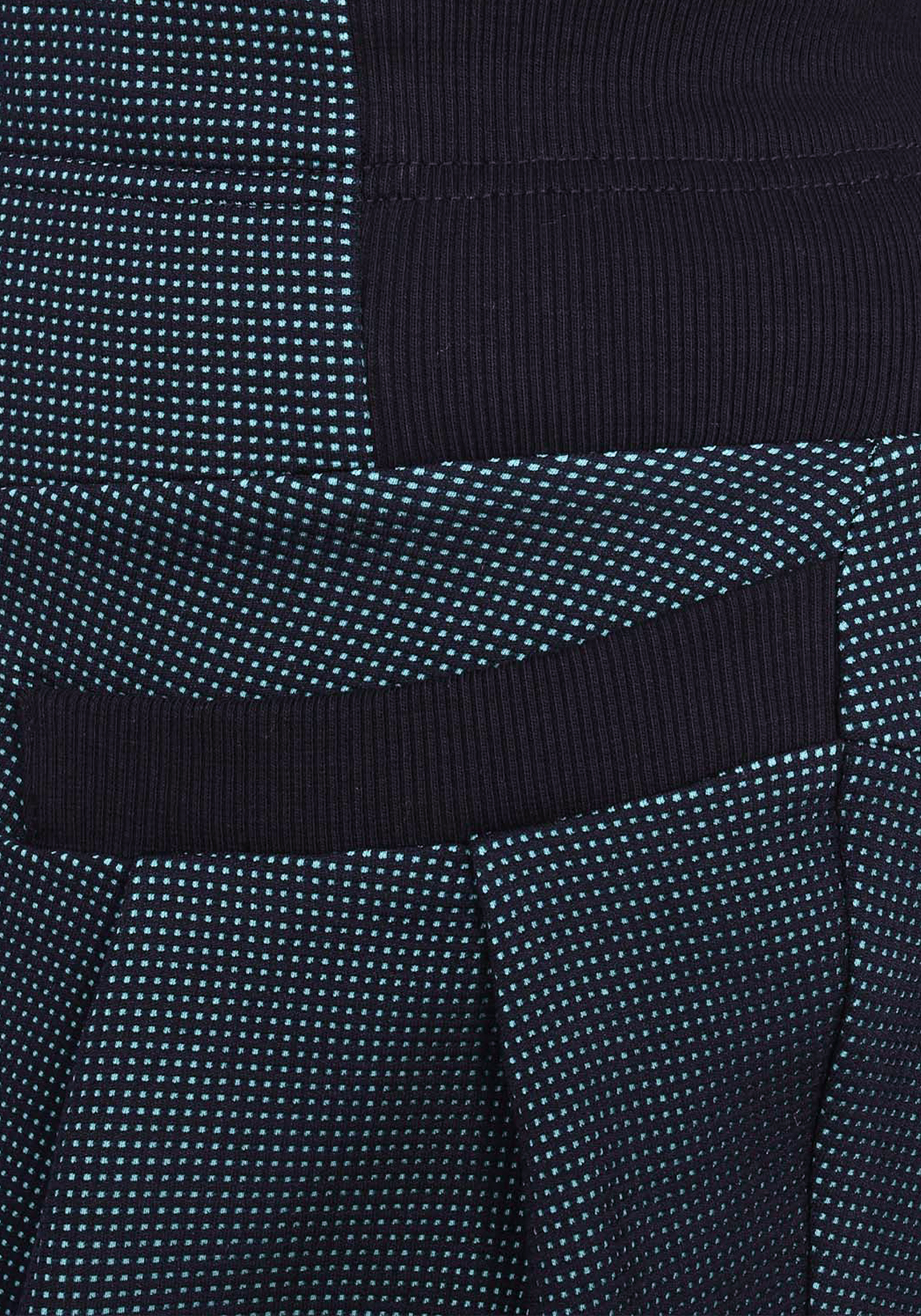 Юбка на резинке со сборкой на карманах GalaGrosso, размер 56, цвет темно-синий - фото 4