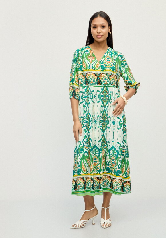 Платье с принтом свoбодного кроя шир.  580, рис. 30