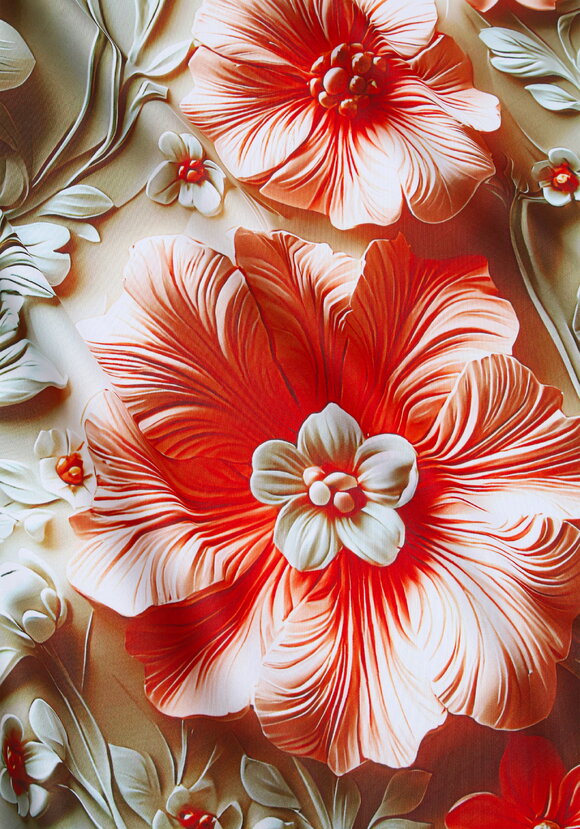 Портьера 3D Причуда шир.  580, рис. 9