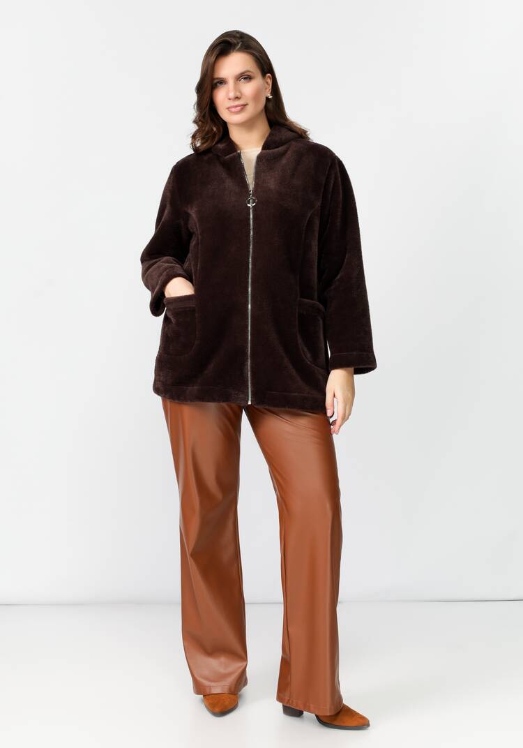 Толстовка плюшевая на молнии с капюшоном шир.  750, рис. 14