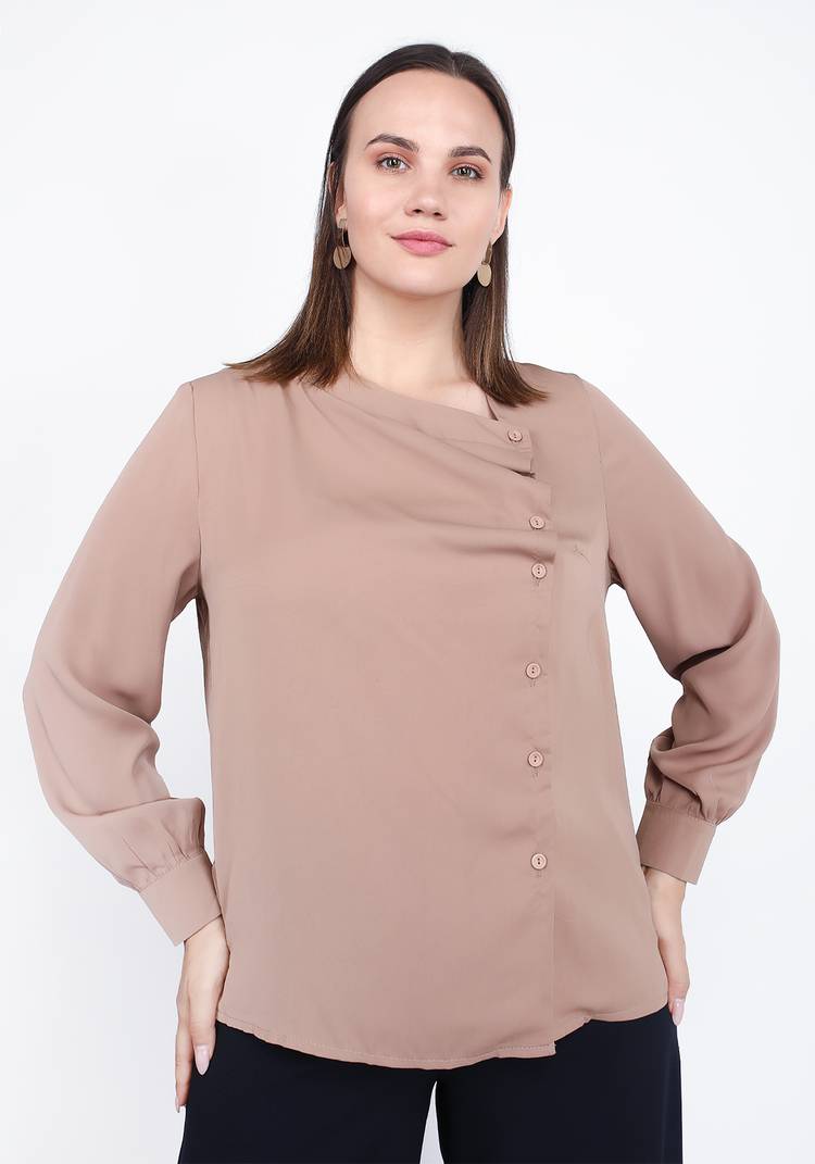 Блуза с драпировкой шир.  750, рис. 9