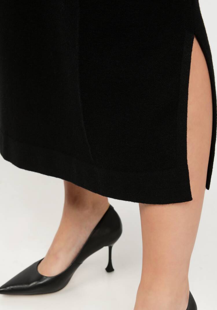 Юбка вязаная с высоким поясом шир.  750, рис. 14