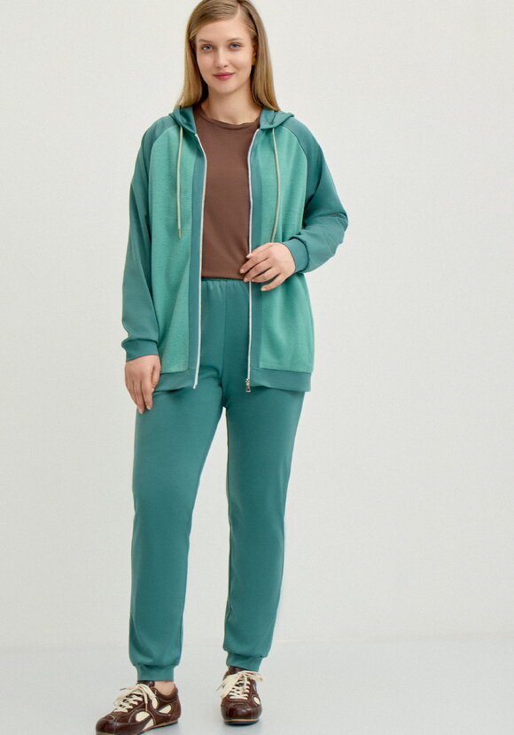 Олимпийка на молнии с капюшоном шир.  580, рис. 2