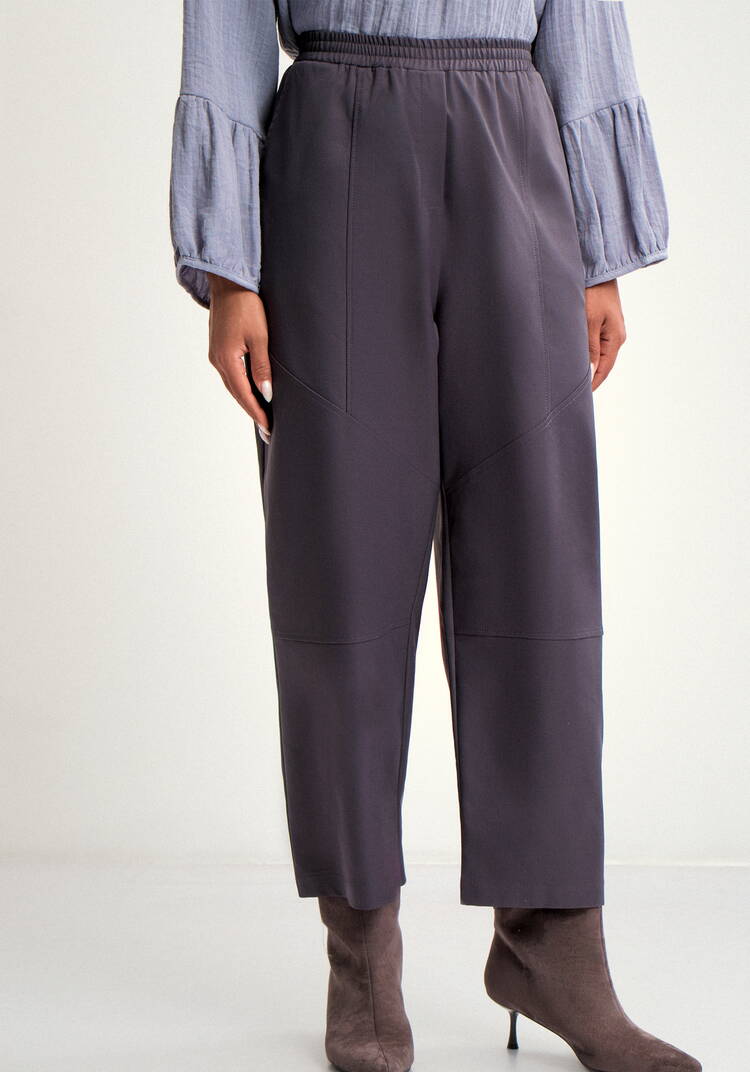 Брюки бананы с конструктивными линиями шир.  750, рис. 21