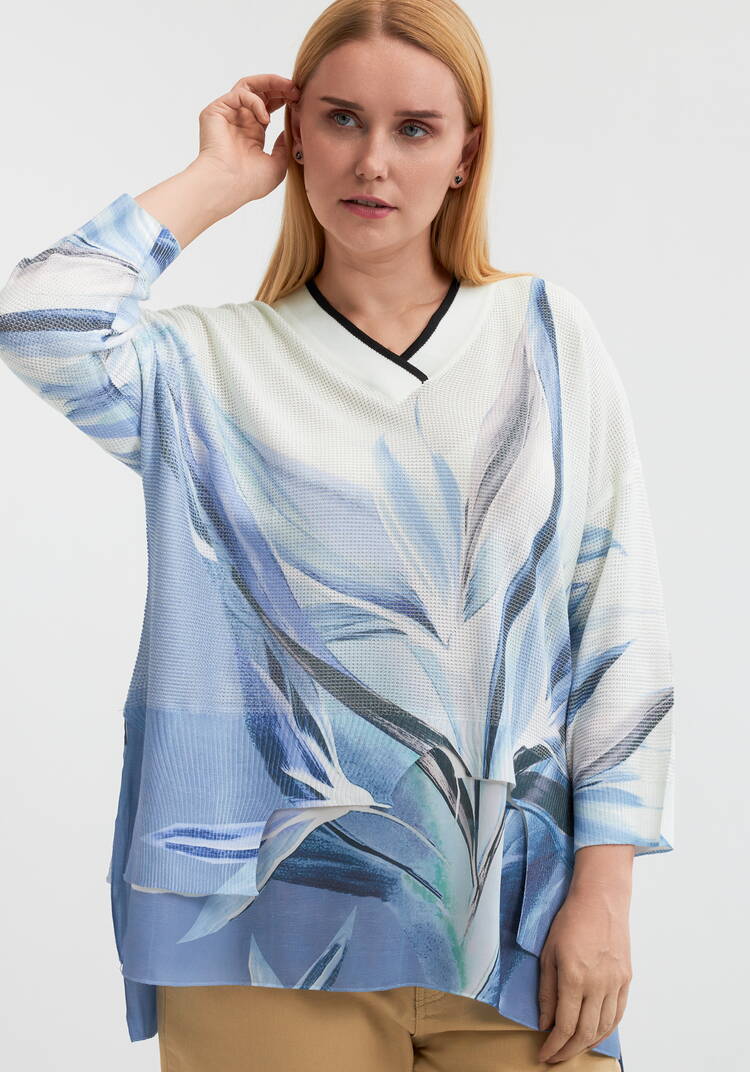 Блуза Нежные обьятия шир.  750, рис. 8