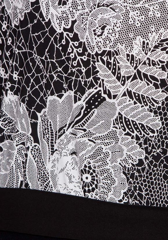 Блуза с восточным принтом и вырезом капля шир.  580, рис. 19