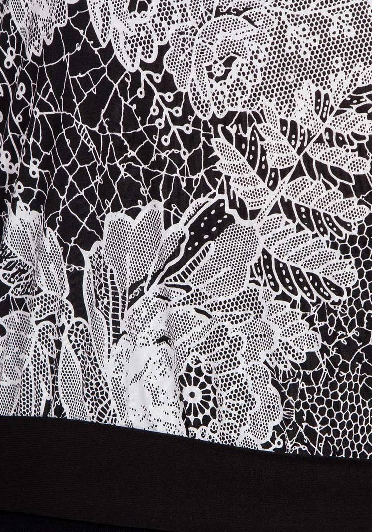 Блуза с восточным принтом и вырезом капля шир.  750, рис. 19