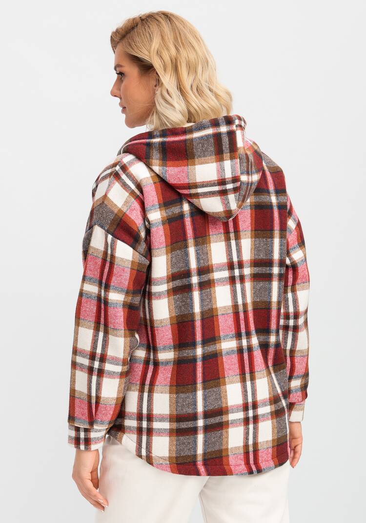 Толстовка утеплённая в клетку шир.  750, рис. 21