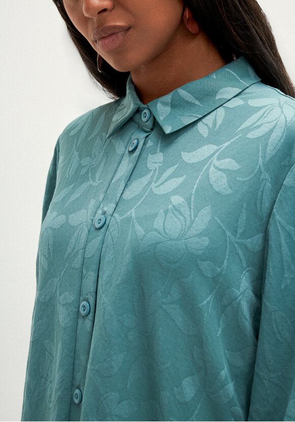 Туника трикотажная с жаккардовым рисунком шир.  580, рис. 5