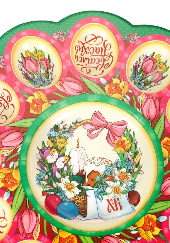 Пасхальная подставка для яиц и кулича шир.  580, рис. 3