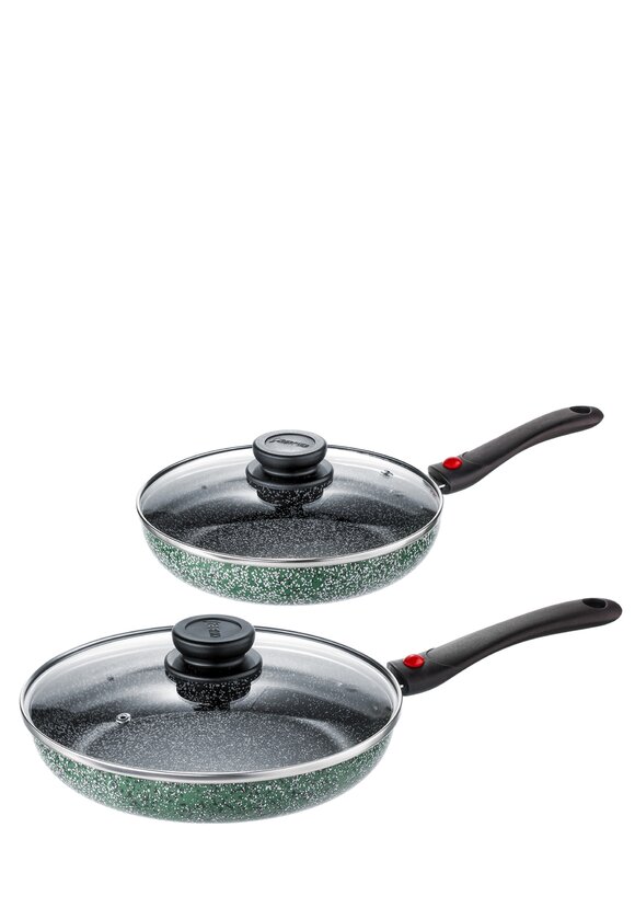 Набор сковород со съемными ручками и крышками шир.  580, рис. 1