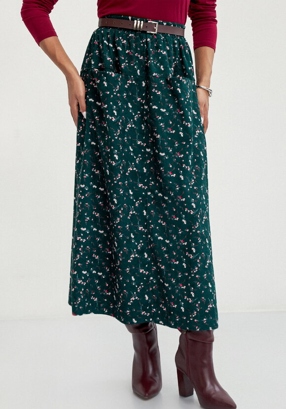 Юбка с оригинальными карманами впереди шир.  580, рис. 9