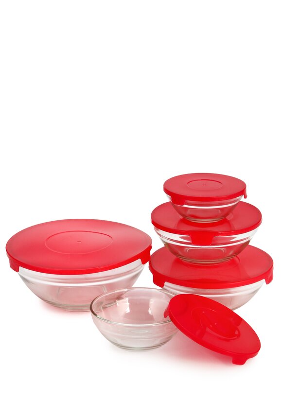 Набор стеклянных контейнеров с крышками 5 шт. шир.  580, рис. 16