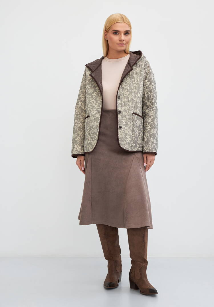 Куртка с цветочным принтом Аманда шир.  750, рис. 8