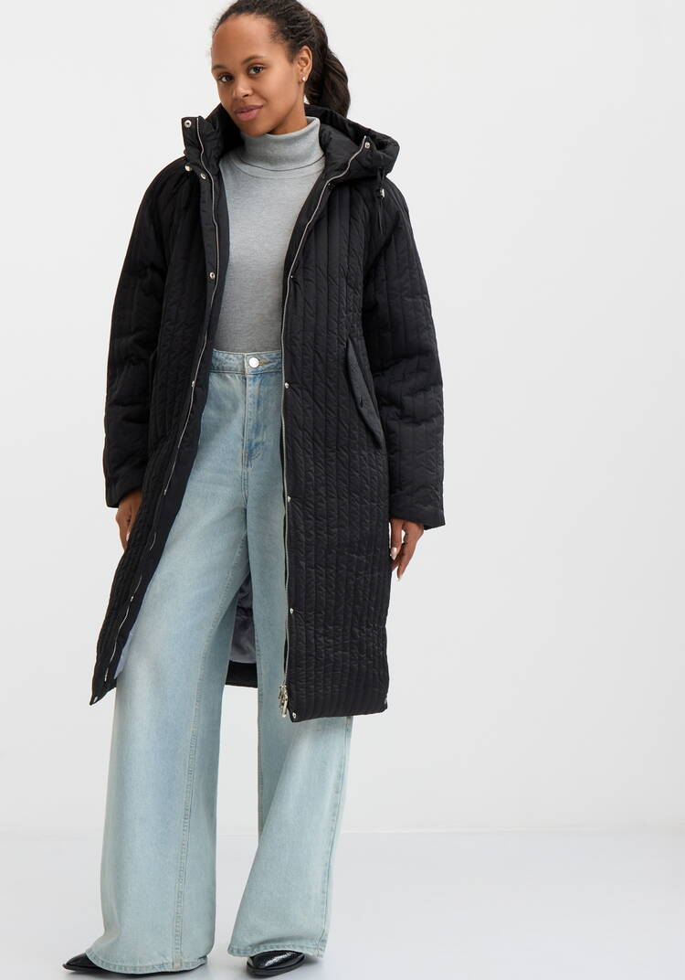 Куртка-пуховик прямого кроя шир.  750, рис. 9