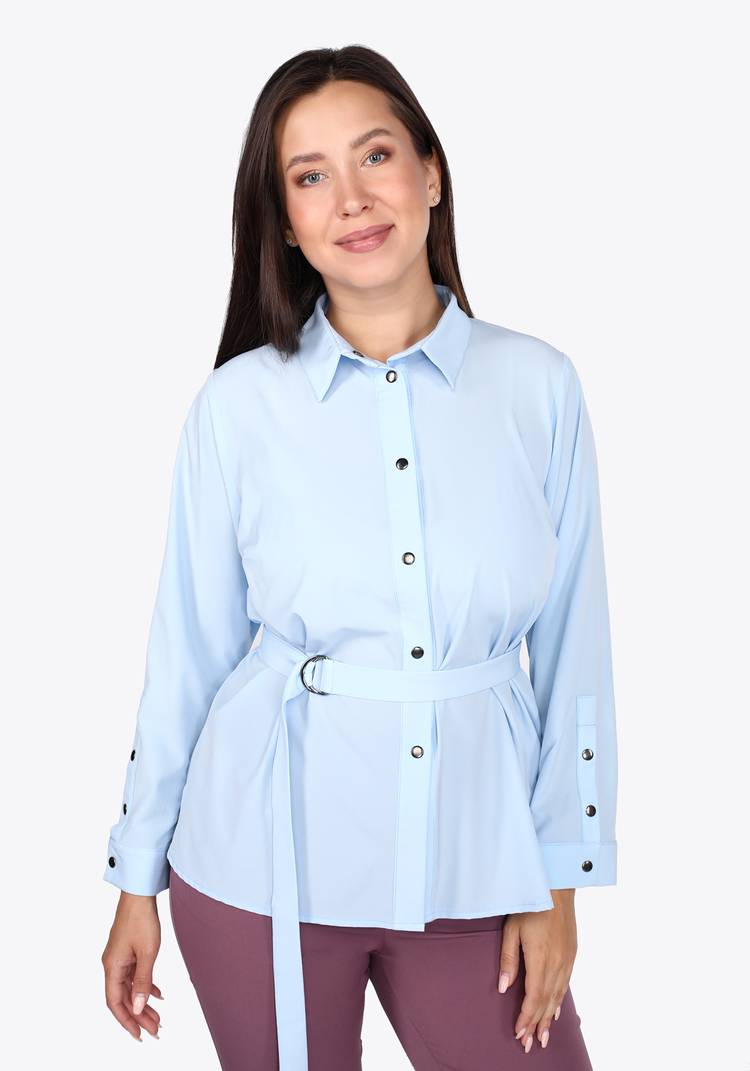 Рубашка классическая с поясом шир.  750, рис. 12