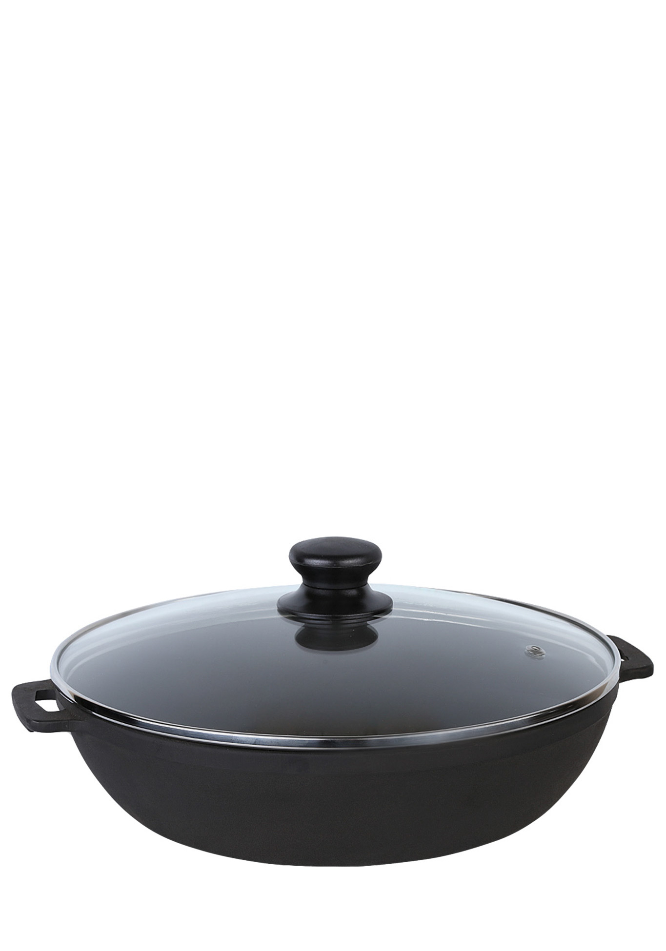 

Жаровня чугунная литая со стеклянной крышкой