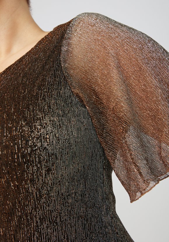 Платье из трикотажа с метанитью Даниэле шир.  580, рис. 4