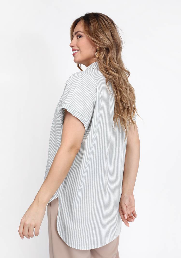 Блуза с цельнокроеным коротким рукавом шир.  750, рис. 10