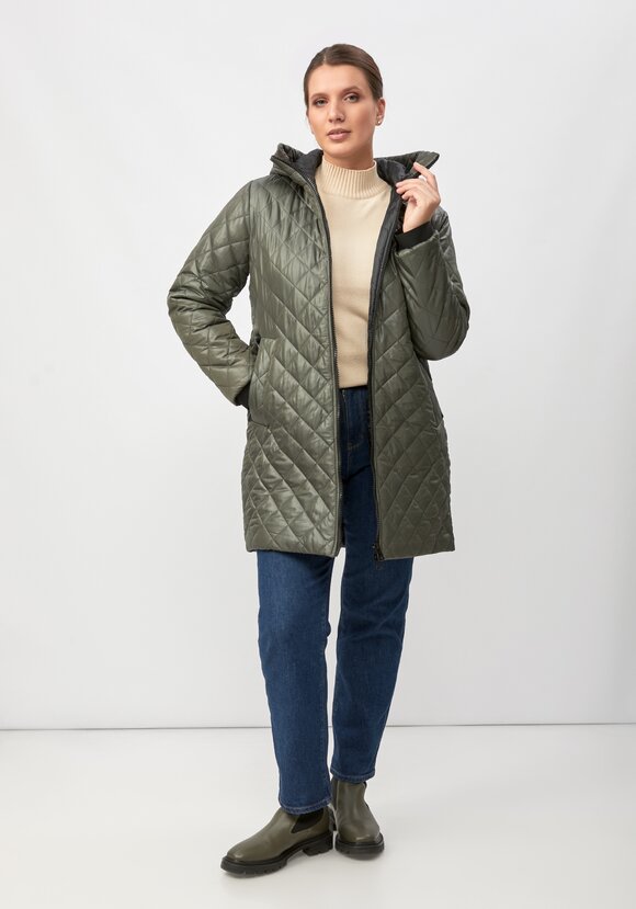 Куртка с капюшоном удлиненная шир.  580, рис. 29