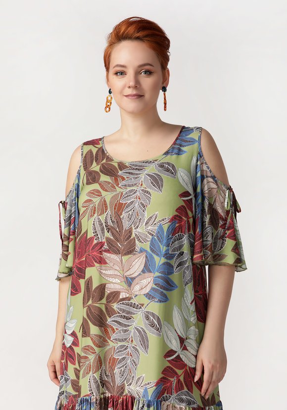 Платье Летний комфорт шир.  580, рис. 6