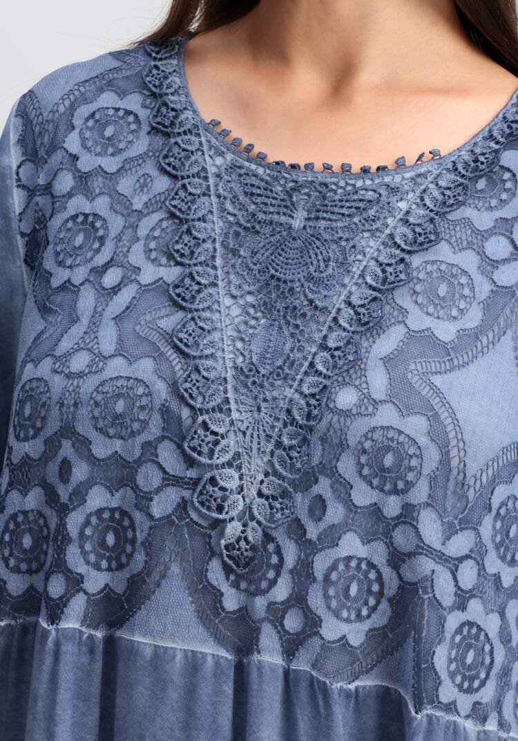 Платье ярусное кружевное шир.  750, рис. 14