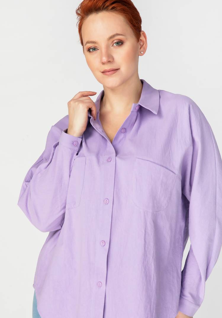 Рубашка с накладными карманами шир.  750, рис. 10