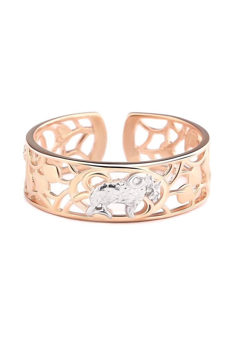 Кольцо серебряное Драгоценный Зодиак шир.  750, рис. 12