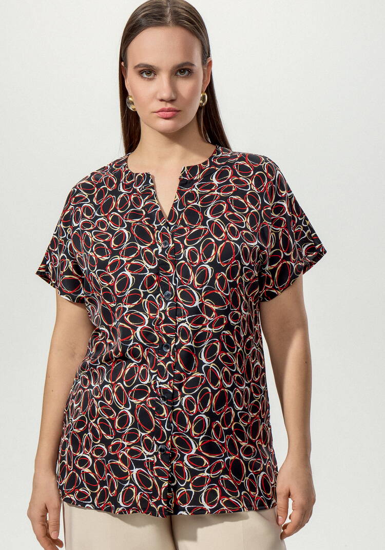 Блуза удлиненная с вырезом шир.  750, рис. 11