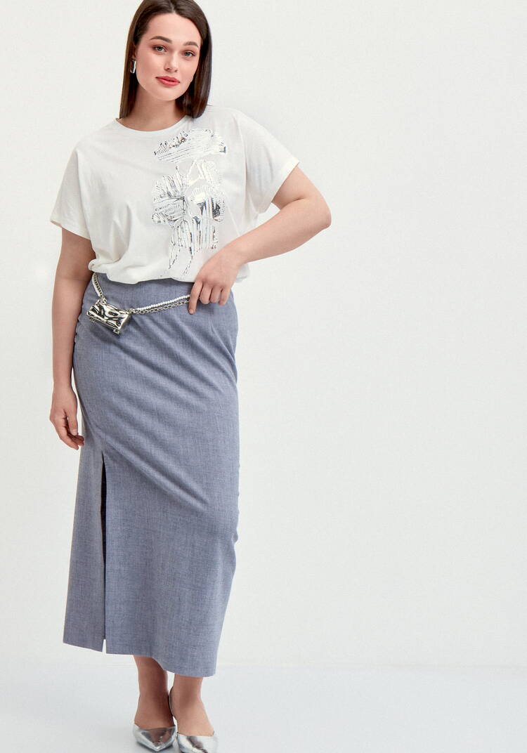 Футболка с металлизированным напылением шир.  750, рис. 8